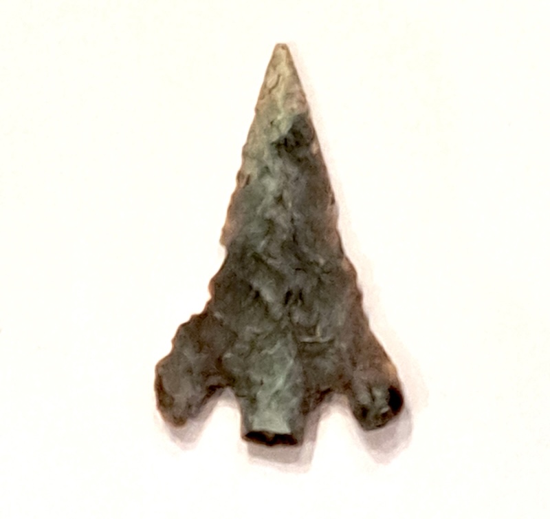 neolithic flint arrowhead found near Brandon Creek